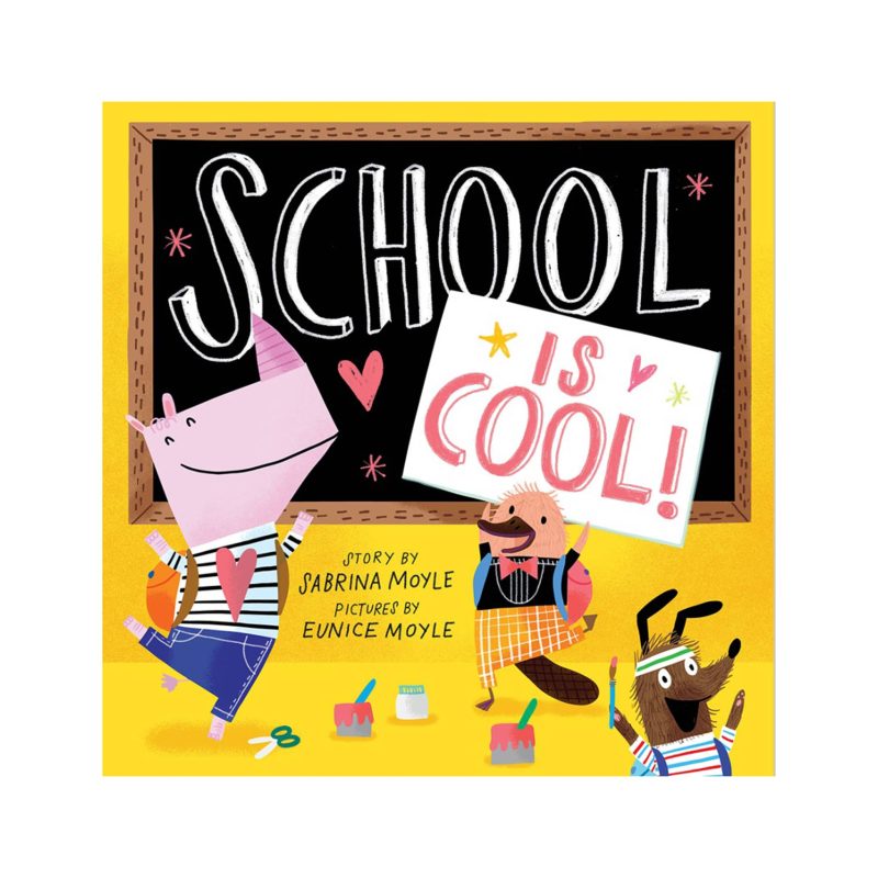 abrams hello lucky school is cool kids picture book front cover 9781419751103