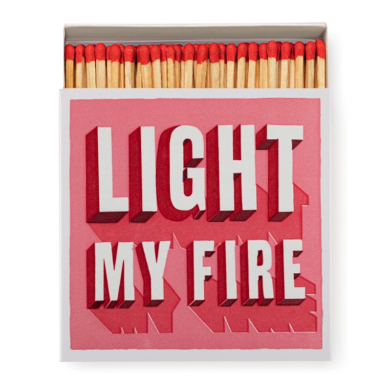 archivist gallery B242 light my fire square match box with red tipped wood matches