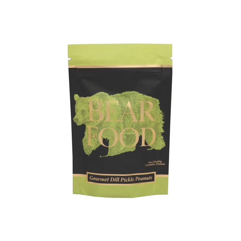 bear food 2 ounce pouch gourmet dill pickle peanuts front