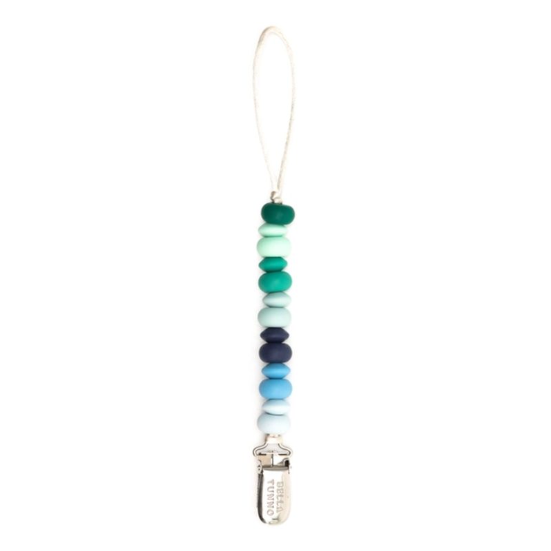 bella tunno GBP90 blue green multicolor baby pacifier clip