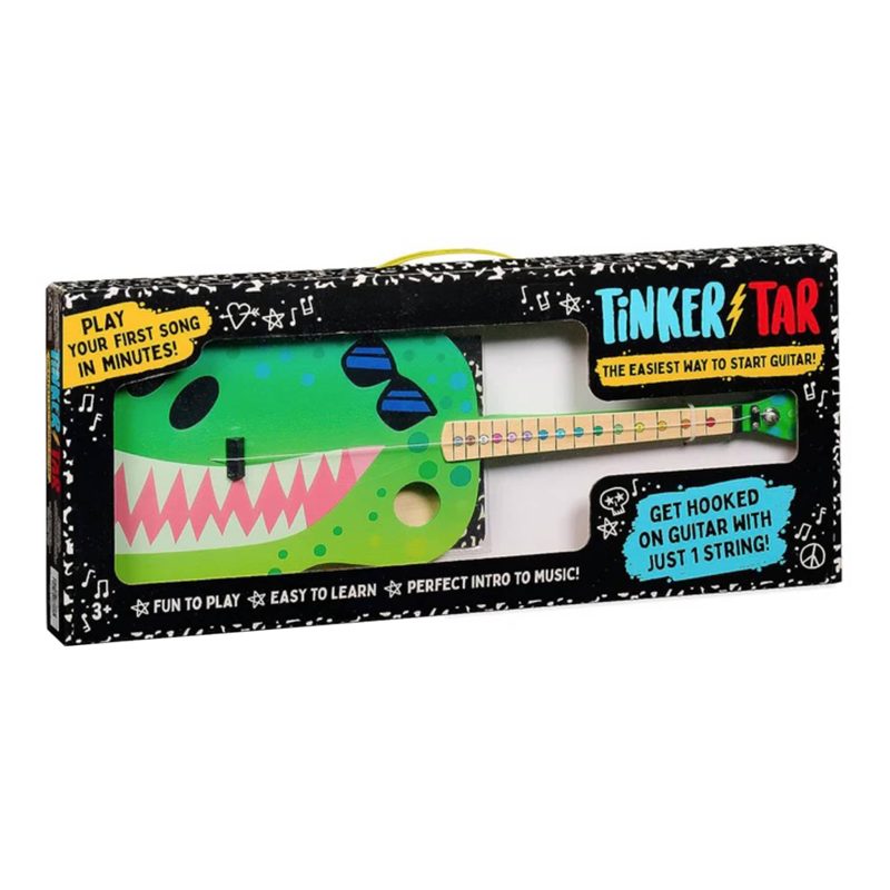 buffalo games tinkertar dino one string acoustic guitar in box front angle