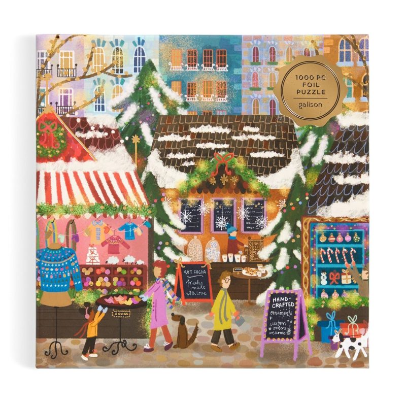 chronicle 01 merry market 1000 piece foil puzzle 9780735383128