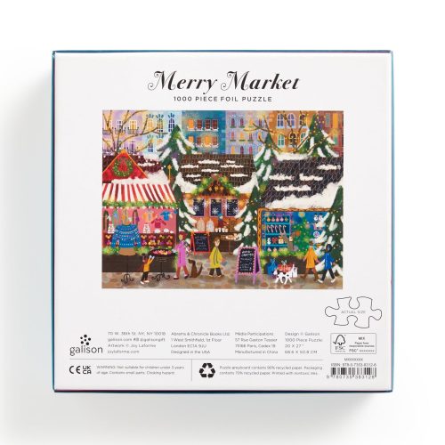 chronicle 03 merry market 1000 piece foil puzzle 9780735383128