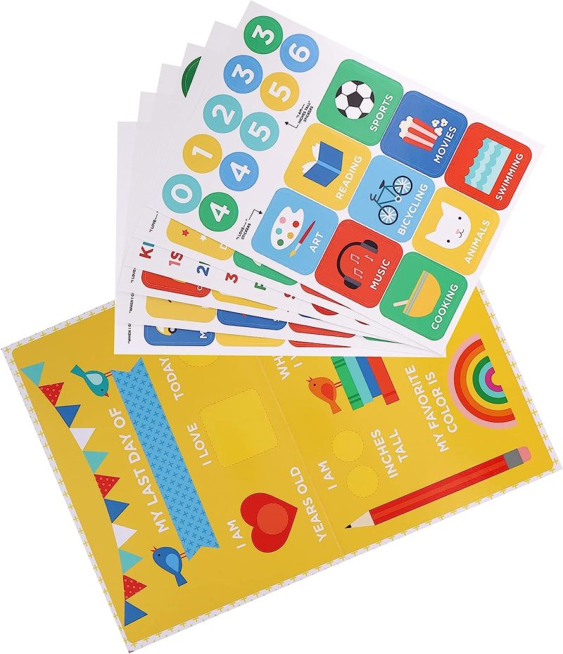 chronicle petit collage first and last day of school sticker sign last day with sticker sheets 0810073342590