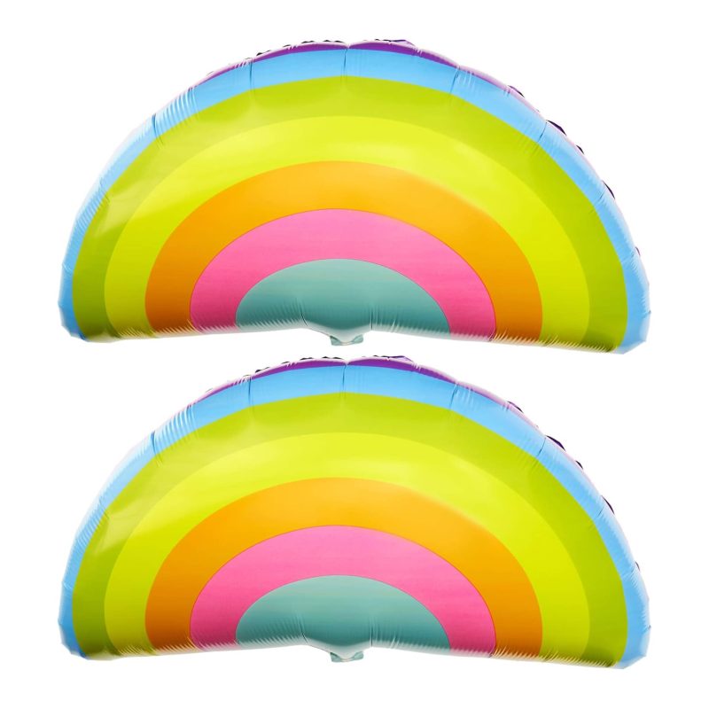 cr gibson CBGM 25271 over the rainbow balloon garland rainbow mylar balloons