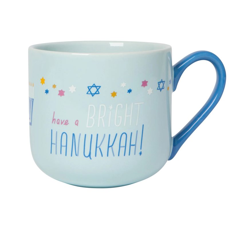 danica JMG1132D bright hanukkah mug handle on right