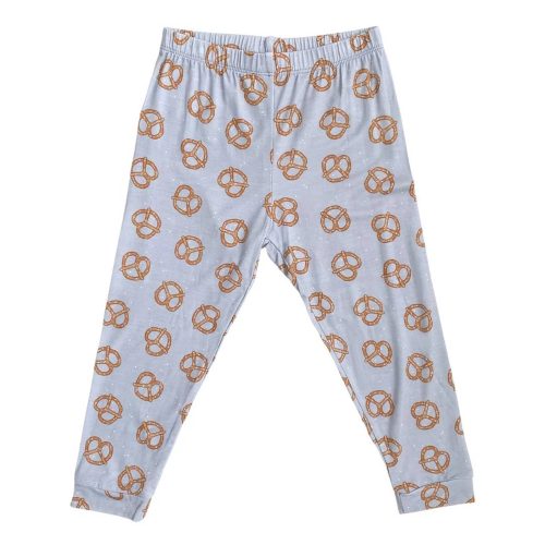 dear perli toddler pajama set in pretzel twists bottoms only