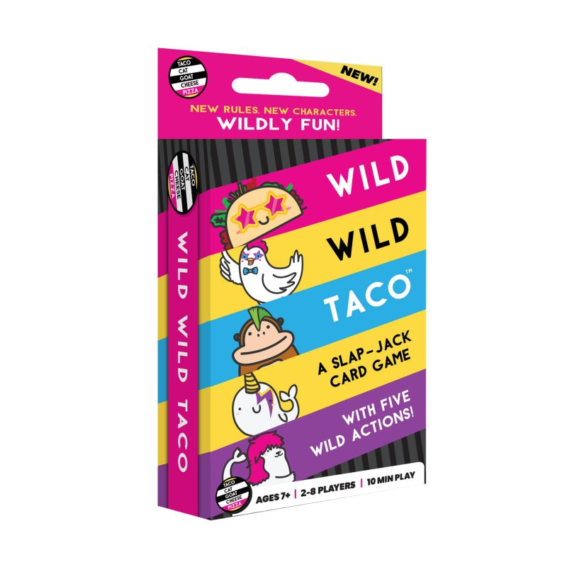 dolphin hat games wild wild taco card game in box packaging front