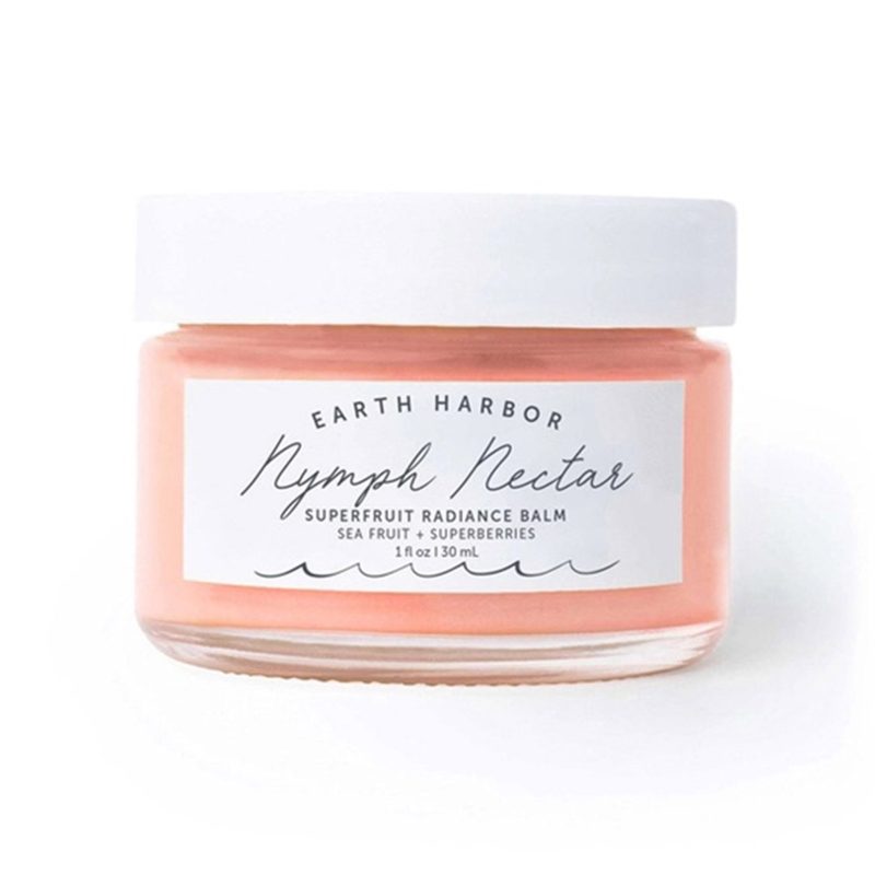 earth harbor NYMPH101 nymph nectar superfruit radiance balm 1oz jar front