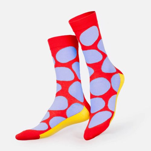 eat my socks EMSNOCCHIPR red salty chips socks on foot forms