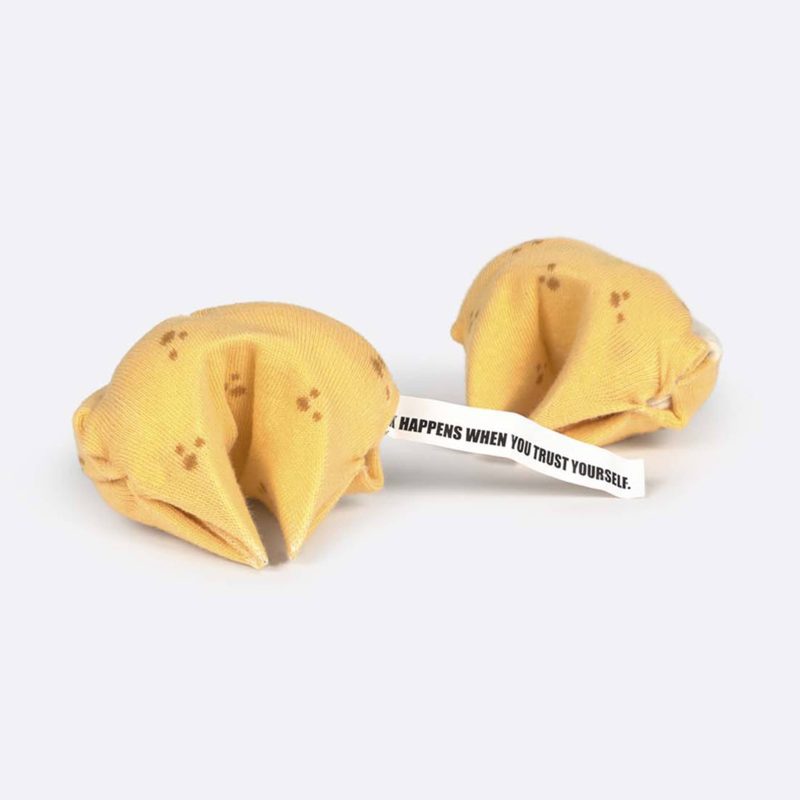 eat my socks EMSNOCFOCO fortune cookie over the calf unisex socks rolled up like fortune cookies