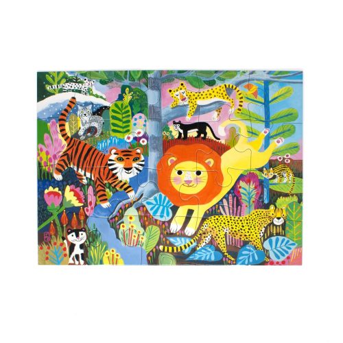 eeboo 02 big cats 20 pc puzzle 142739