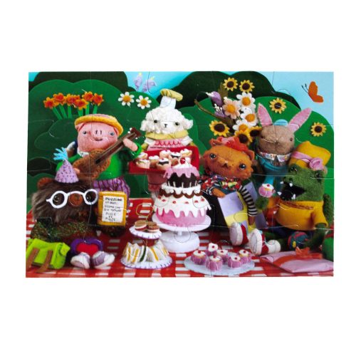 eeboo 02 cake party 20 piece puzzle 161418