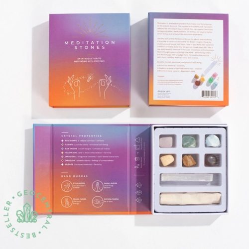 geocentral meditation stones set in box packaging front