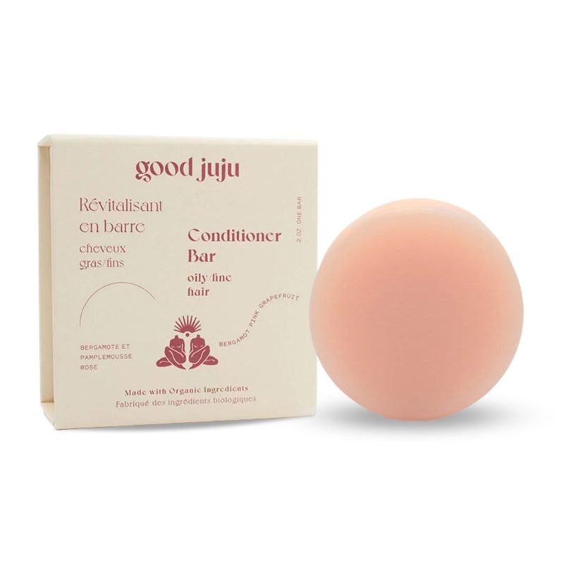 good juju volumizing for oily fine hair organic conditioner bar with packaging