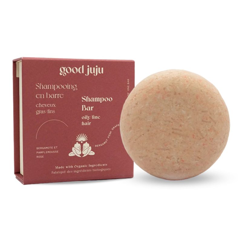 good juju volumizing for oily fine hair organic shampoo bar with packaging