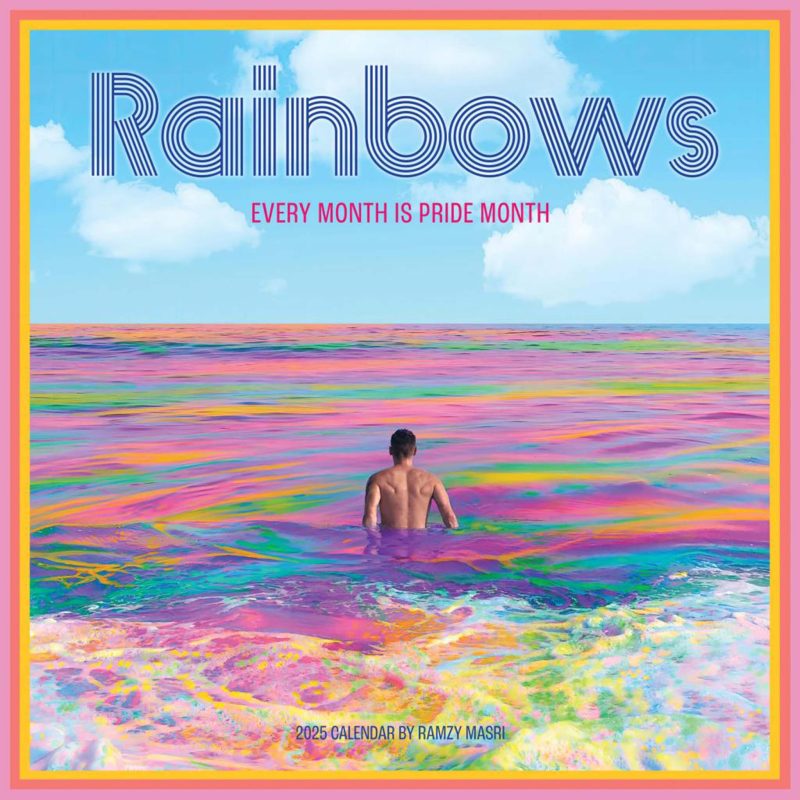 hachette 01 rainbows wall calendar 2025 9781523524679