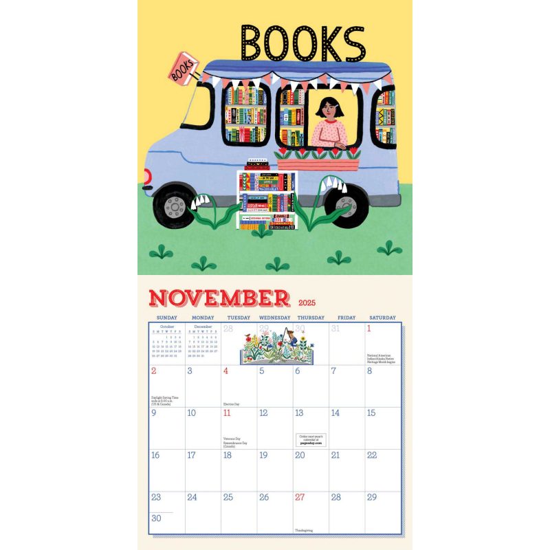 hachette 03 book nerd mini wall calendar 9781523526628