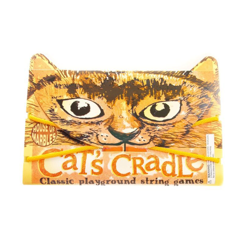 house of marbles 220075 cats cradle orange cord with full instructions in packaging