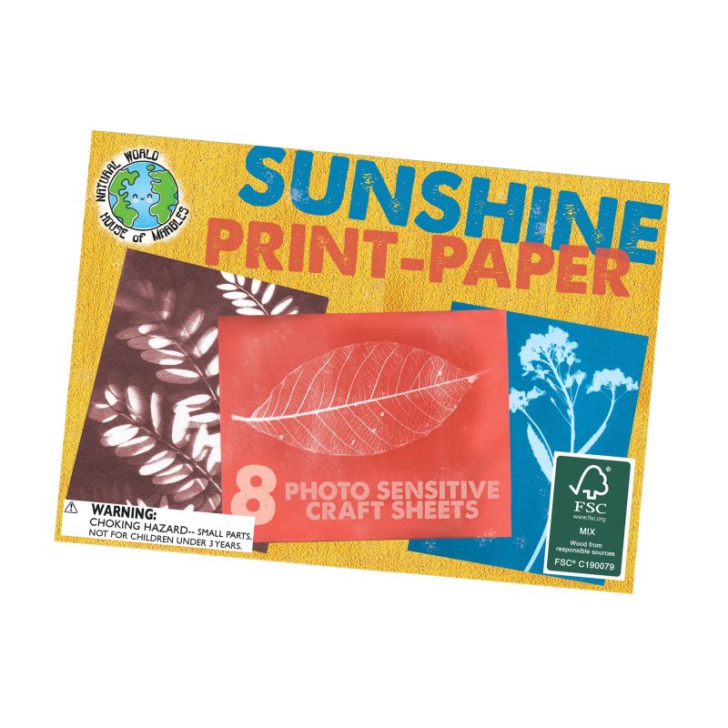 house of marbles 220224 sunshine print paper kit in packaging front view