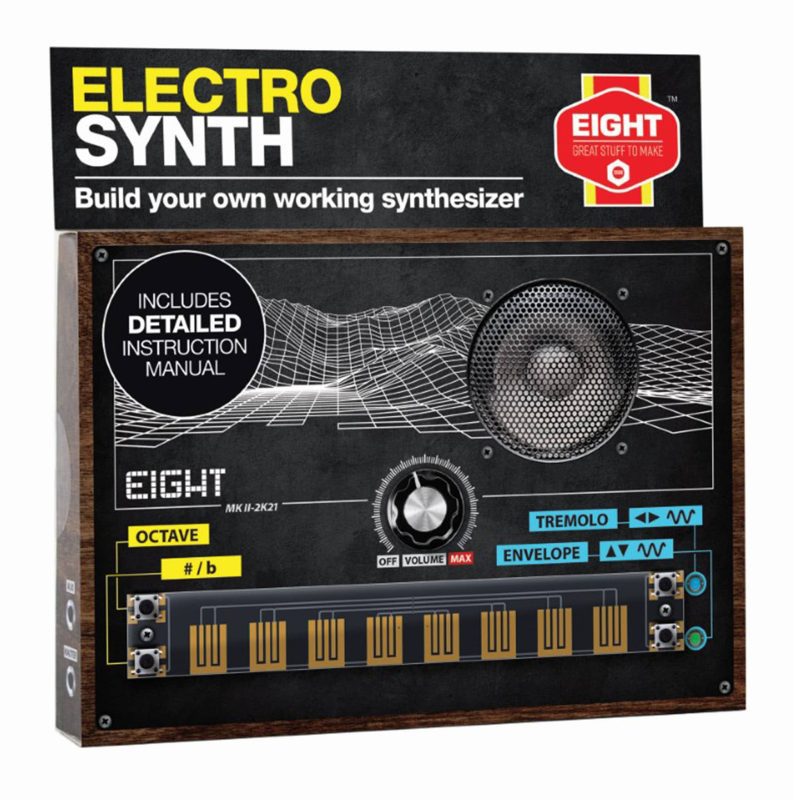 hq kites eight retro electro synth kit in box packaging front view