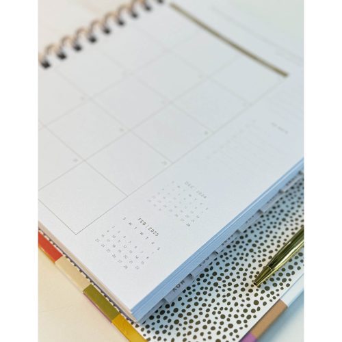 idlewild 03 indigo hamsa 2025 spiral bound planner 162605