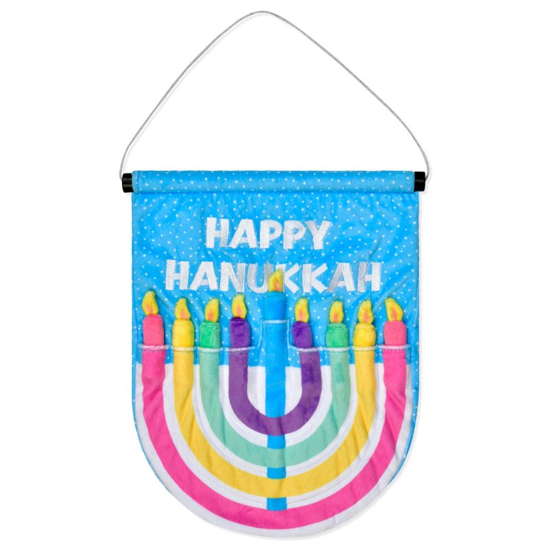 iscream 01 hanging menorah plush 163387