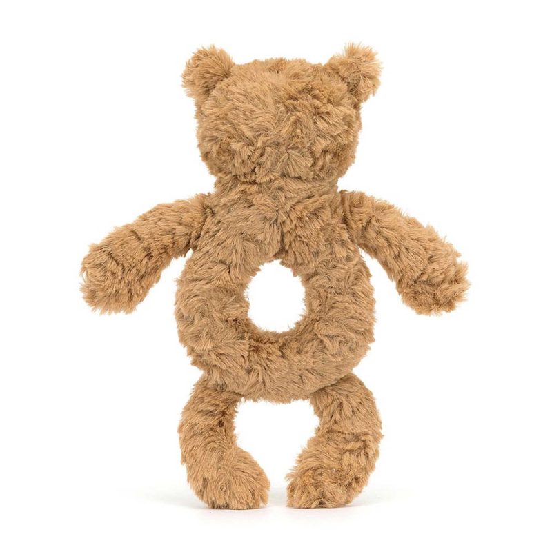 jellycat 02 bartholomew bear ring rattle 160478