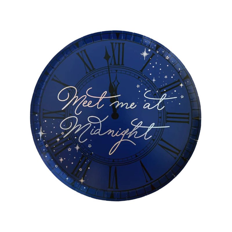 jollity and co 1101.02 meet me at midnight small paper party plates