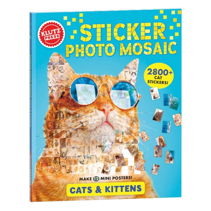 klutz sticker photo mosaic cats and kittens front cover