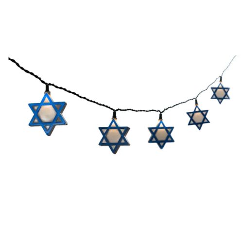 kurt adler light hanukkah star of david light set 01 143456