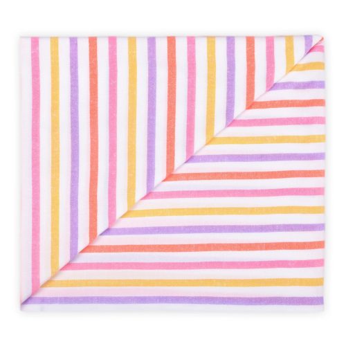 las bayadas la gaby colorful striped beach blanket towel folded