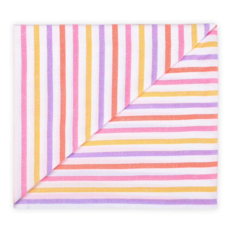 las bayadas la gaby colorful striped beach blanket towel folded