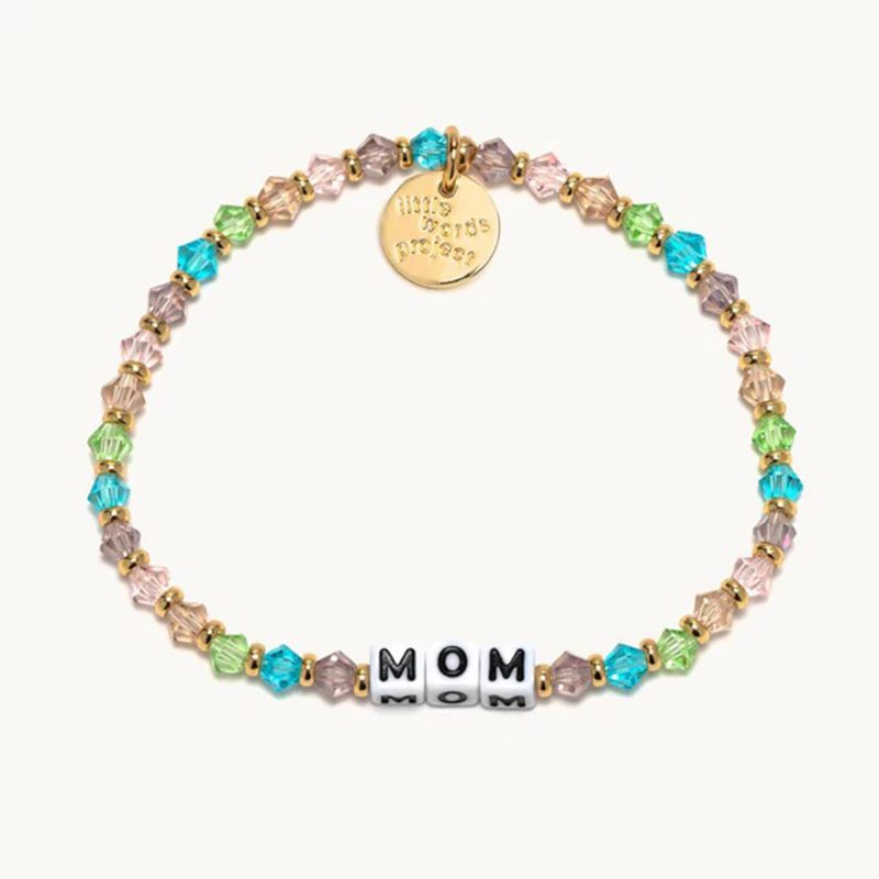 little words project mom sunshower beaded elastic bracelet