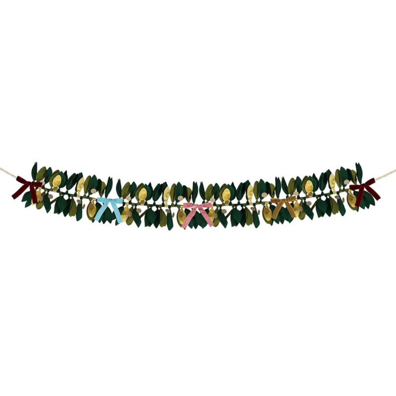 meri meri 01 paper festive foliage garland 156699