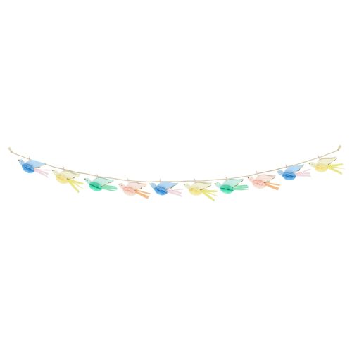 meri meri 267637 honeycomb bird garland spring easter party supplies full length