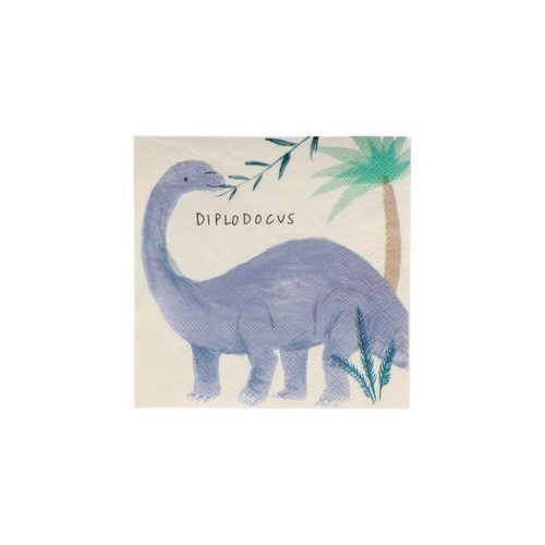 meri meri dinosaur kingdom small napkins 06 138347