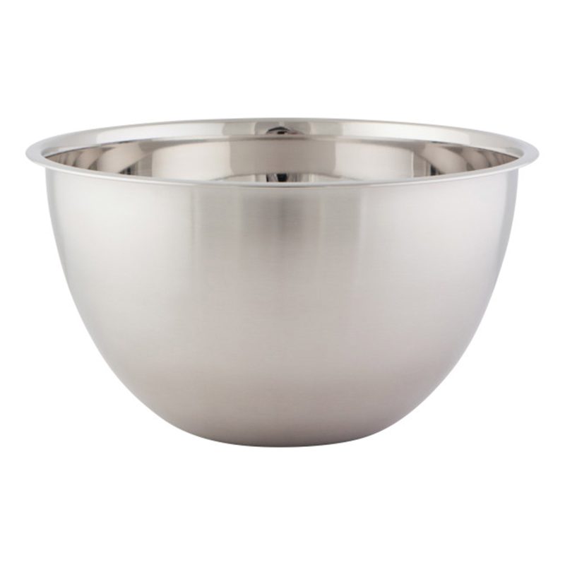 now designs 5205021 set of 3 matte silver nesting mixing bowls