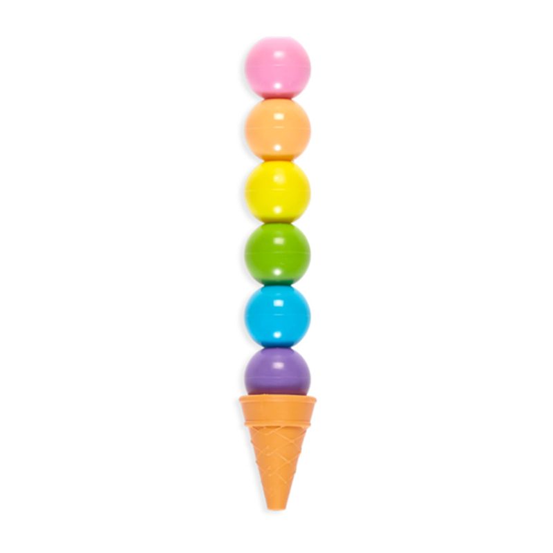 ooly rainbow scoops vanilla scented stacking erasable crayons 01 142666