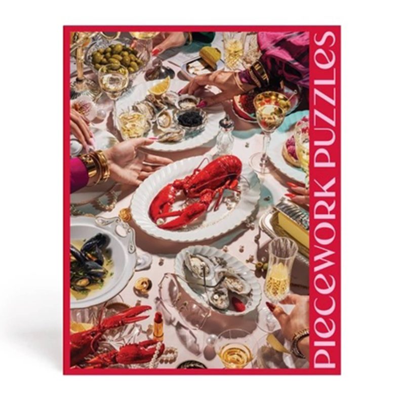 piecework puzzles PZ FANCY 1000 piece fancy ideas jigsaw puzzle in box back