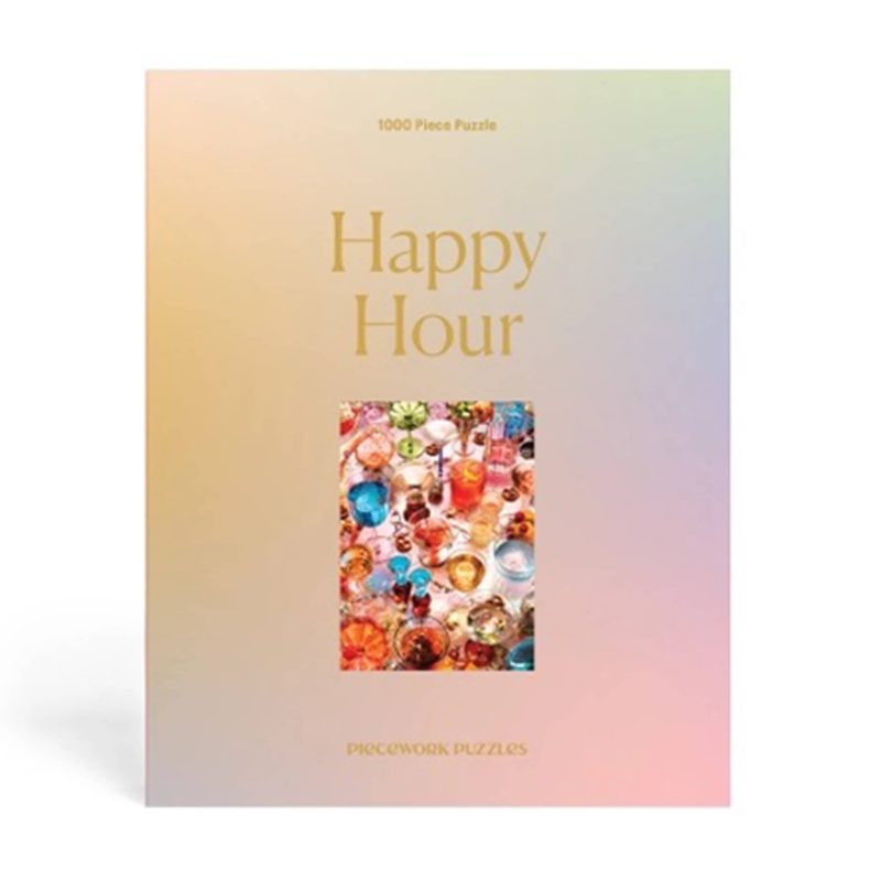 piecework puzzles PZ HAPPYHOUR 1000 piece happy hour jigsaw puzzle box front