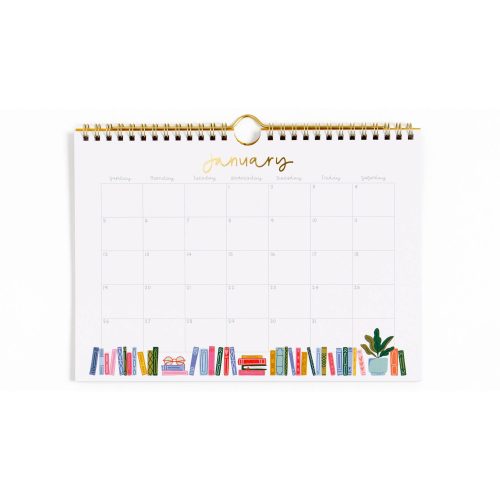 pippipost 02 book lover s 2025 mini desk calendar 163224