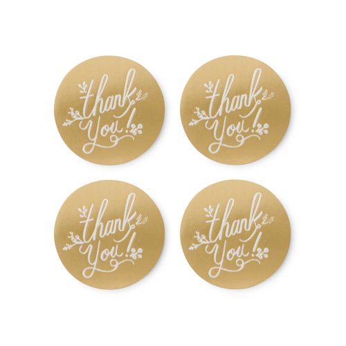 rifle paper ESM002 gold foil thank you envelope seals