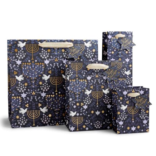 rifle paper co gbx010 4 sizes of laurel menorah hanukkah chanukah gift bags 35d04b6d d0df 4bd9 b343 6f72dc5bdf7c