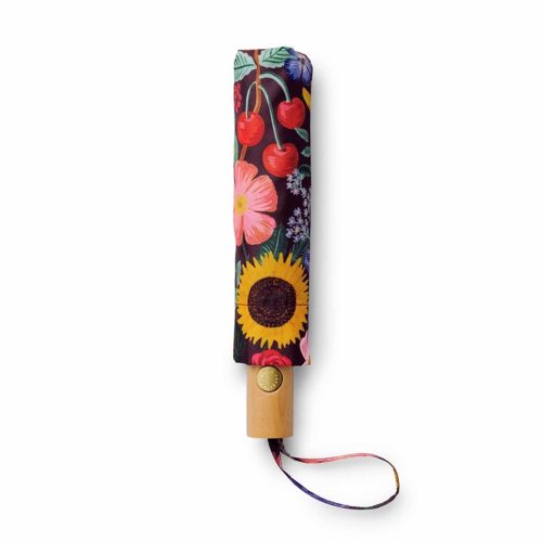 rifle paper co umb008 blossom floral print automatic umbrella in sleeve 39f6fa60 a548 4668 ab73 b0ce8886309c