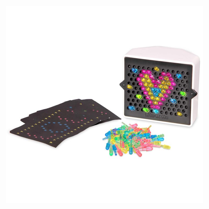 schylling mini lite brite light up colorful kids toy 2216 in use