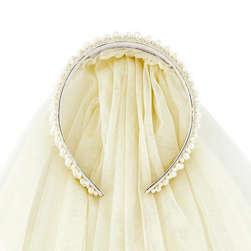 slant collections 10 05580 760 boho ivory pearl beaded headband veil detail