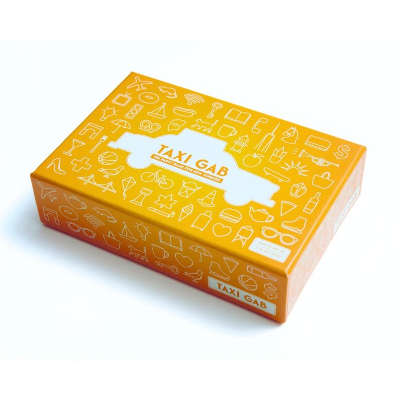 taxi gab card game box front angle