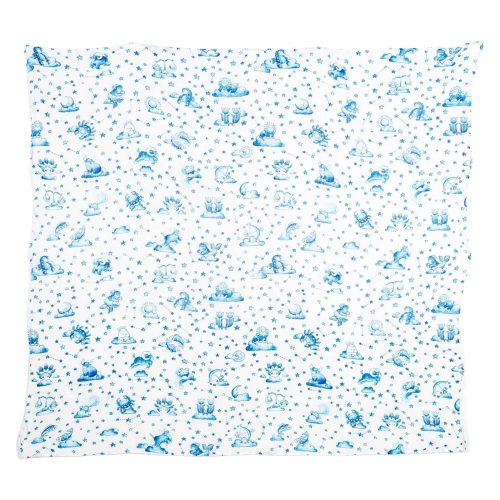 this feels nice solo stargazer astrology baby cotton muslin swaddle blanket flat