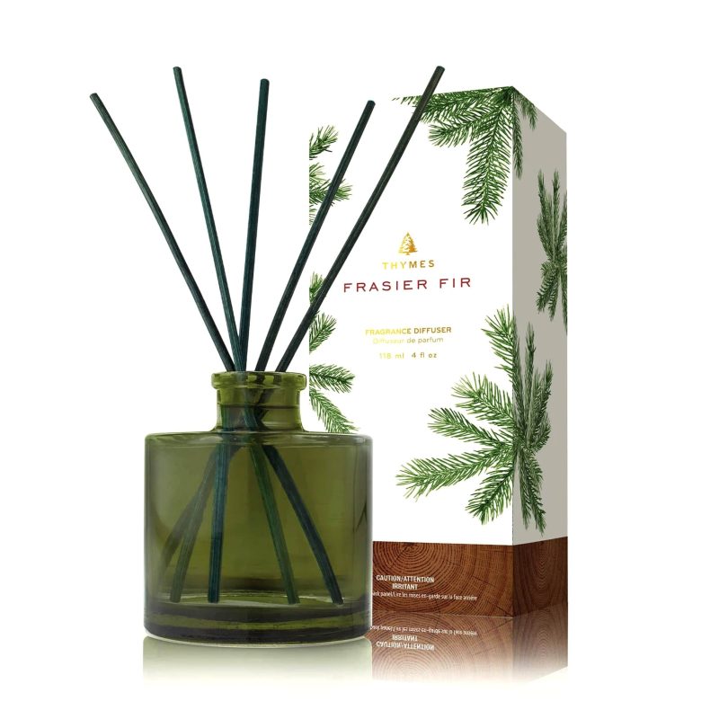 thymes frasier fir heritage green petite reed diffuser with box cbaf34b8 6149 48d1 bc83 7a0d2309dd03